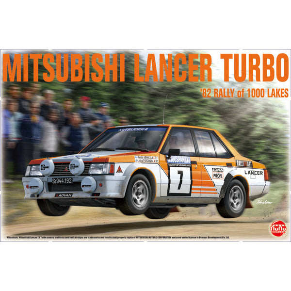 NUNU 1/24 Mitsubishi Lancer Turbo 1000 Lakes 1982