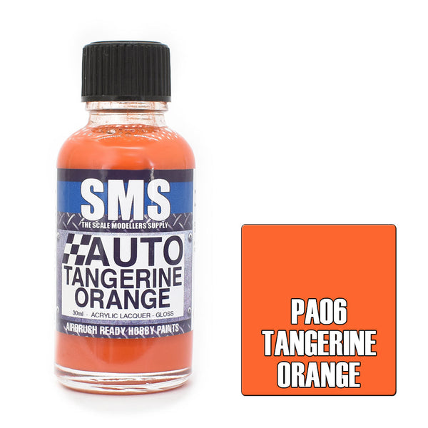 SMS Auto Colour Tangerine Orange Acrylic Lacquer Gloss 30ml