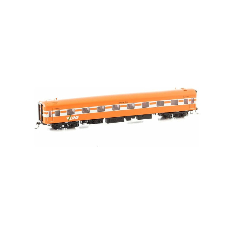 POWERLINE HO Victorian 'S' Carriage V/Line 10BRS Tangerine and Silver Ribbon Livery