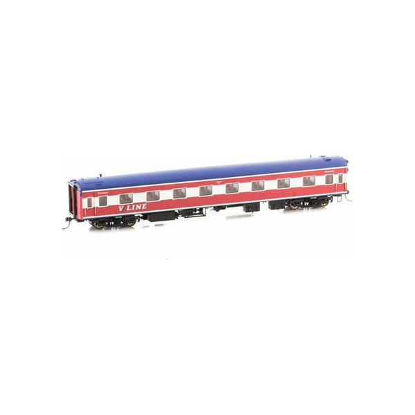 POWERLINE HO Victorian 'S' Carriage VPC 216BS V/Line Pass Corp (VPC 1) Maroon/Blue/White