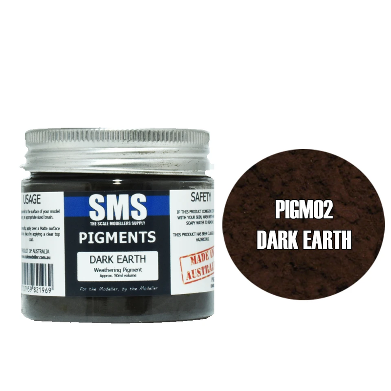 SMS Pigment Dark Earth 50ml