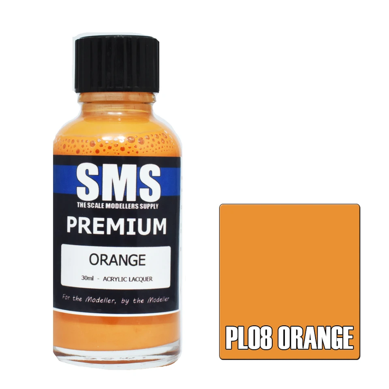 SMS Premium Orange Acrylic Lacquer 30ml