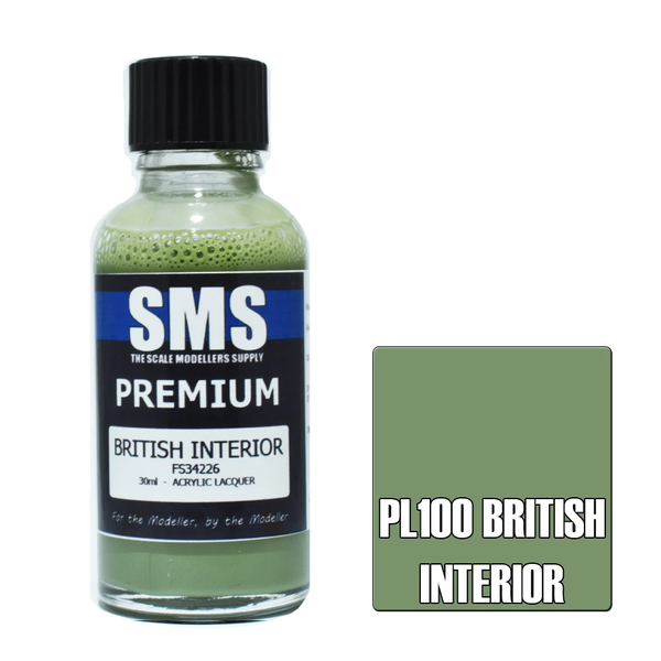 SMS Premium British Interior Acrylic Lacquer 30ml