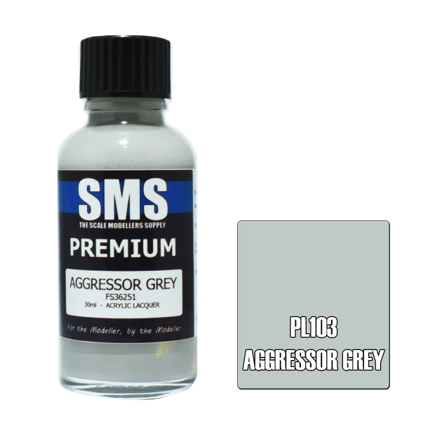 SMS Premium Aggressor Grey Acrylic Lacquer 30ml