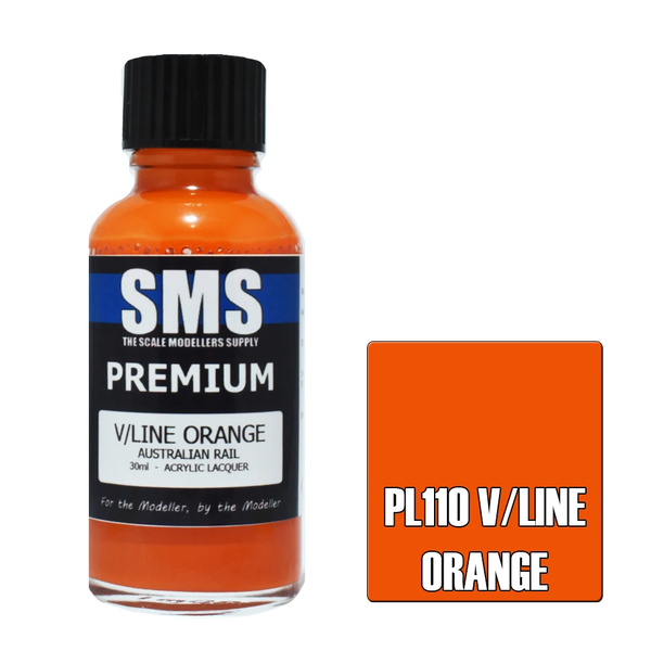 SMS Premium V/Line Orange Acrylic Lacquer 30ml