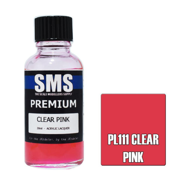 SMS Premium Clear Pink Acrylic Lacquer 30ml