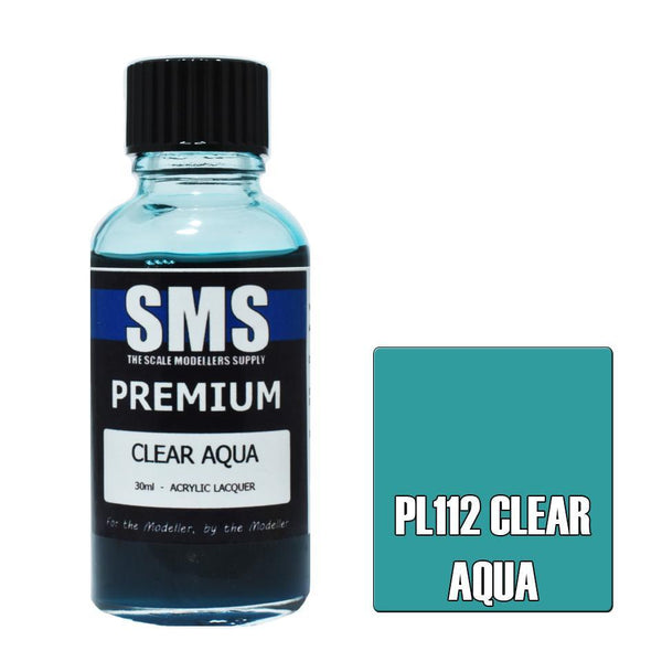 SMS Premium Clear Aqua Acrylic Lacquer 30ml