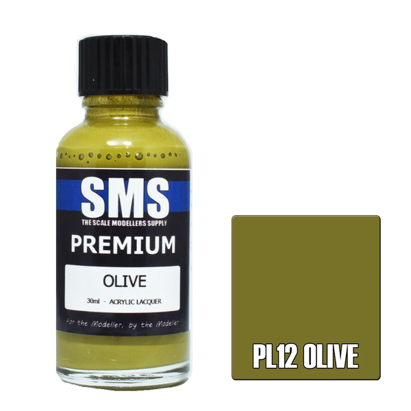 SMS Premium Olive Acrylic Lacquer 30ml