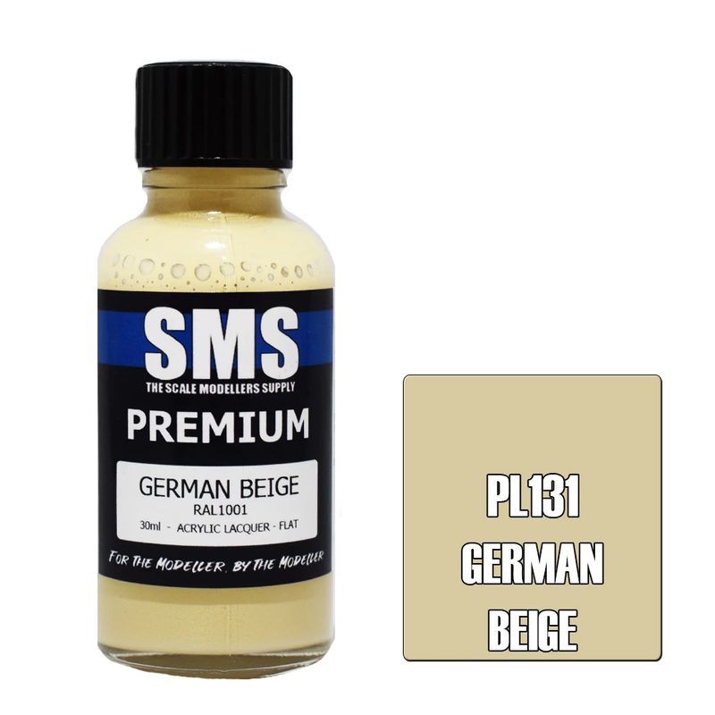 SMS Premium German Beige RAL1001 Acrylic Lacquer 30ml
