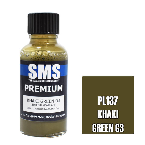 SMS Premium Khaki Green G3 Acrylic Lacquer 30ml