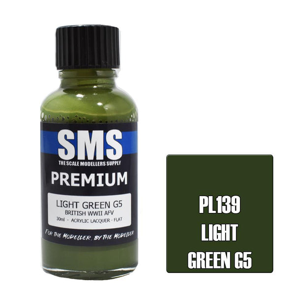 SMS Premium Khaki Green G5 Acrylic Lacquer 30ml