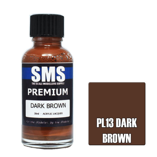 SMS Premium Dark Brown Acrylic Lacquer 30ml