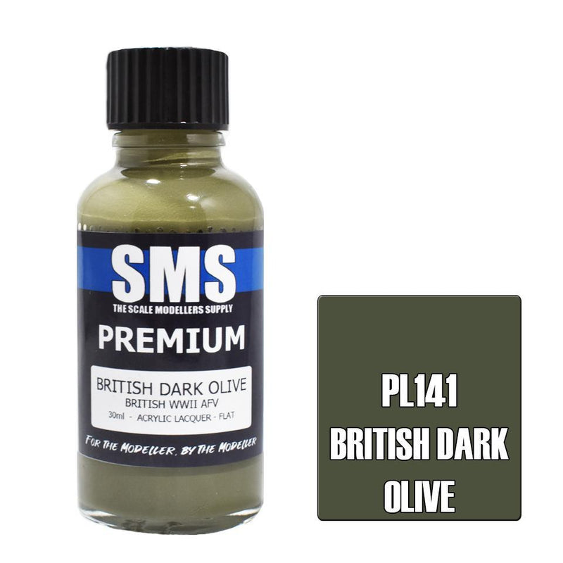 SMS Premium British Dark Olive Acrylic Lacquer 30ml