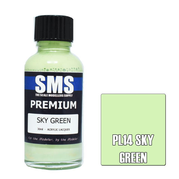 SMS Premium Sky Green Acrylic Lacquer 30ml