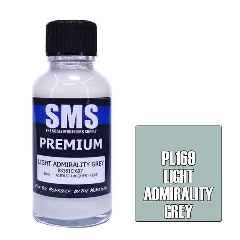 SMS Premium Light Admiralty Grey Acrylic Lacquer 30ml