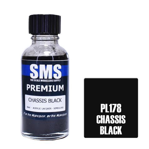 SMS Premium Chassis Black Acrylic Lacquer 30ml