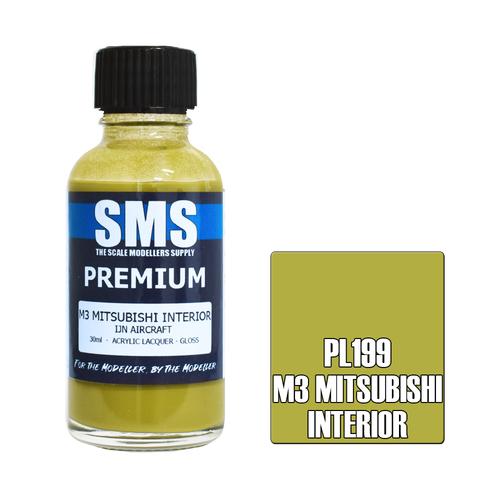 SMS Premium M3 Mitsubishi Interior IJN Aircraft Acrylic Lac