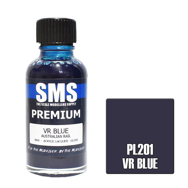 SMS Premium VR Blue (Australian Rail) Acrylic Lacquer 30ml