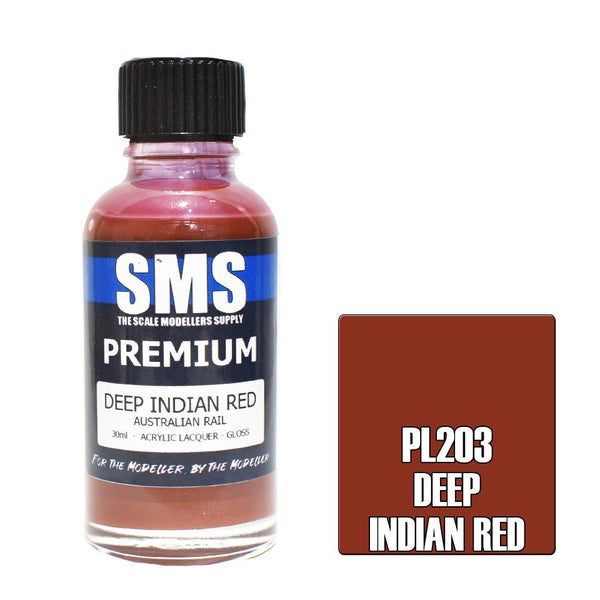 SMS Premium Deep Indian Red (Australian Rail) Acrylic Lacquer