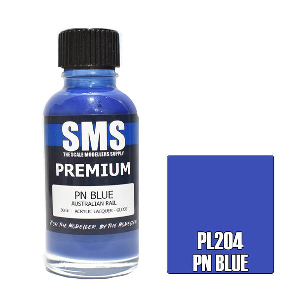 SMS Premium PN Blue (Australia Rail) Acrylic Lacquer 30ml