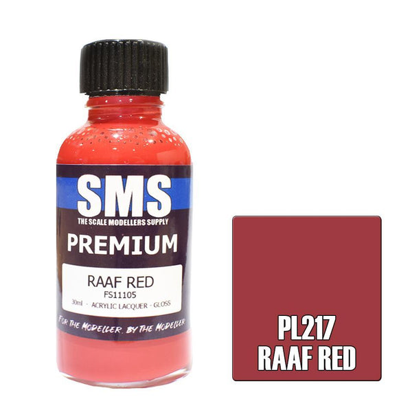 SMS Premium RAAF Red Acrylic Lacquer 30ml