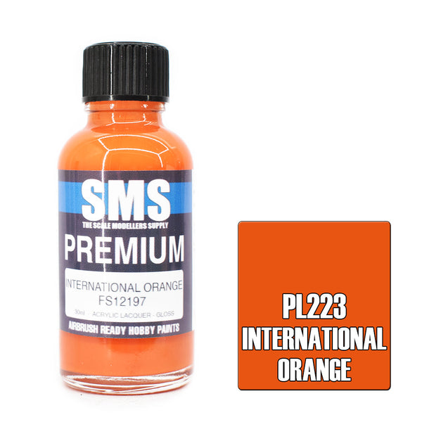 SMS Premium International Orange FS12197 Acrylic Lacquer 30ml