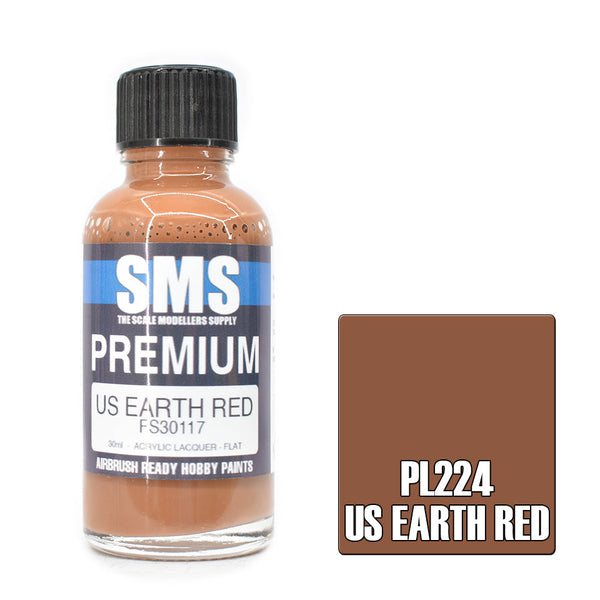 SMS Premium US Earth Red FS30117 Acrylic Lacquer 30ml
