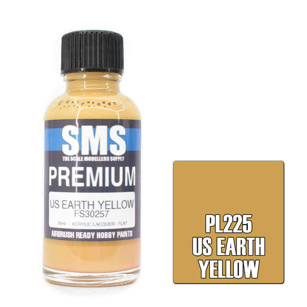 SMS Premium US Earth Yellow FS30257 Acrylic Lacquer 30ml