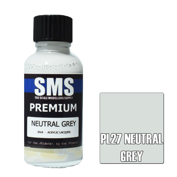 SMS Premium Neutral Grey Acrylic Lacquer 30ml