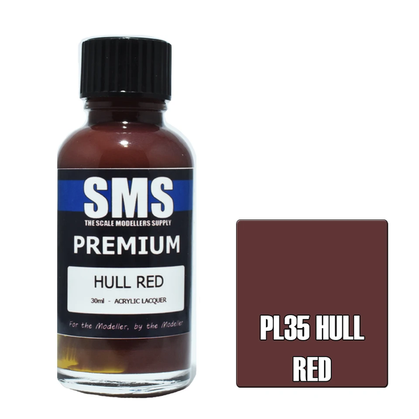 SMS Premium Hull Red Acrylic Lacquer 30ml