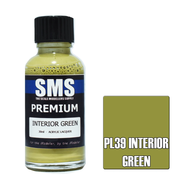 SMS Premium Interior Green Acrylic Lacquer 30ml