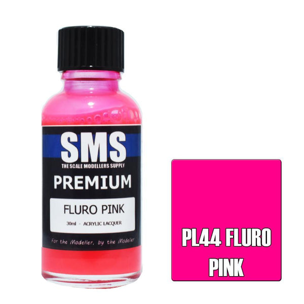 SMS Premium Fluro Pink Acrylic Lacquer 30ml