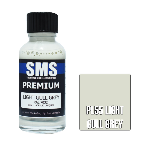 SMS Premium Light Gull Grey Acrylic Lacquer 30ml