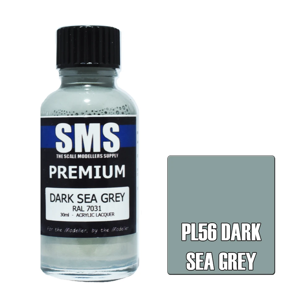 SMS Premium Deep Sea Grey Acrylic Lacquer 30ml