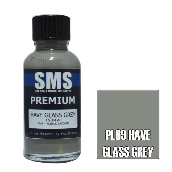 SMS Premium Have Glass Grey Acrylic Lacquer 30ml