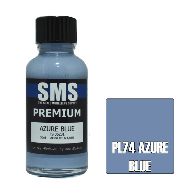 SMS Premium Azure Blue Acrylic Lacquer 30ml