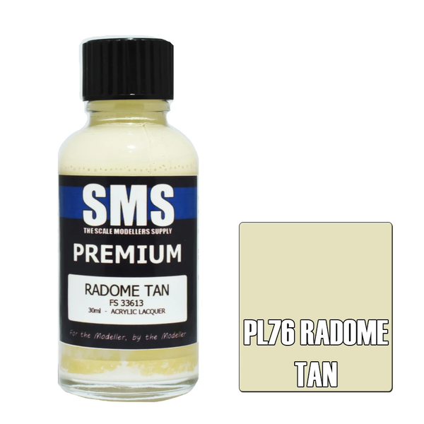 SMS Premium Radome Tan Acrylic Lacquer 30ml