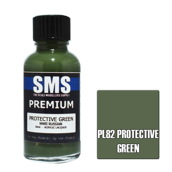 SMS Premium Protective Green Acrylic Lacquer 30ml