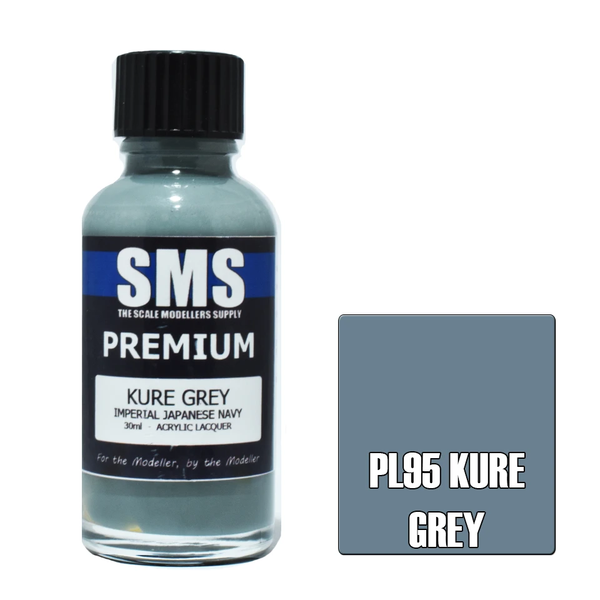 SMS Premium Kure Grey (IJN) Acrylic Lacquer 30ml