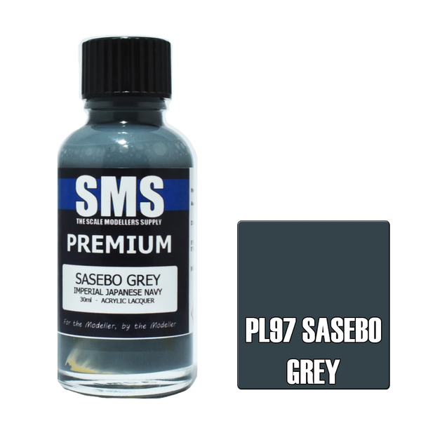 SMS Premium Sasebo Grey (IJN) Acrylic Lacquer 30ml