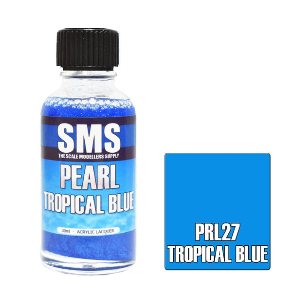 SMS Pearl Acrylic Lacquer Tropical Blue 30ml