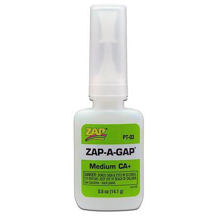 ZAP 0.5oz Green Zap-A-Gap Medium CA+
