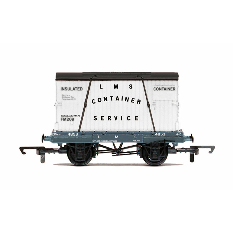 HORNBY OO LMS, Container Service, Conflat A - Era 3