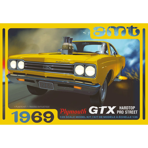 AMT 1/25 1969 Plymouth GTX HardTop Pro Street 2T Drag