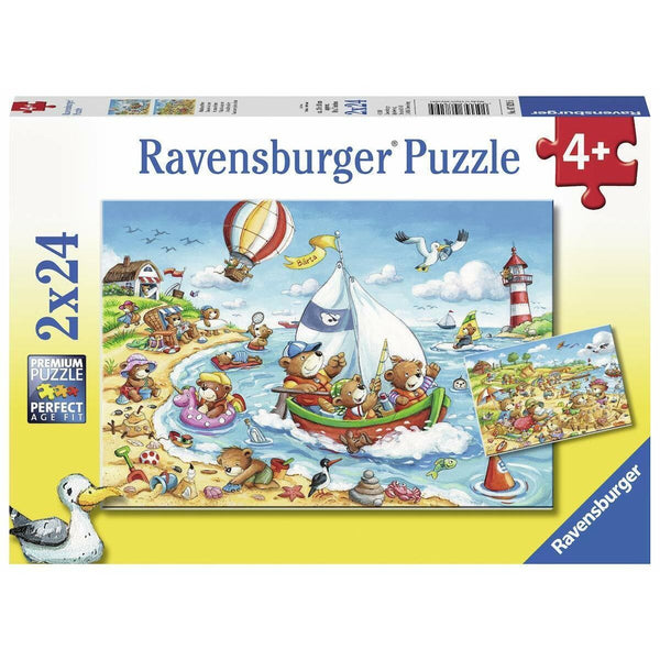 RAVENSBURGER Seaside Holiday Puzzle 2x24pce