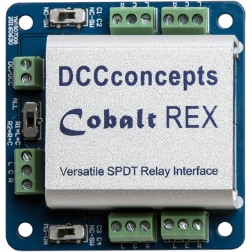 DCC CONCEPTS Cobalt Relay Extension Board