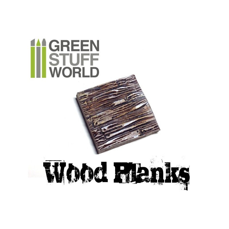 GREEN STUFF WORLD Rolling Pin Wood Planks