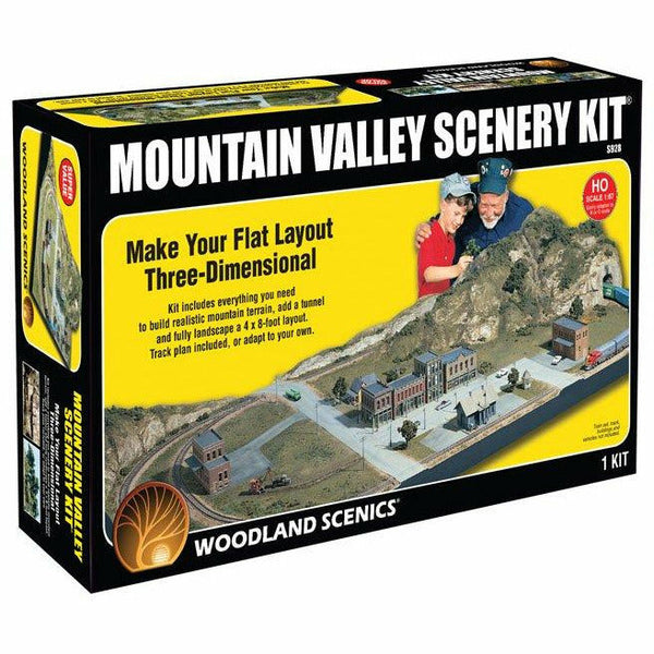 WOODLAND SCENICS Mountain Valley Scenery Kit