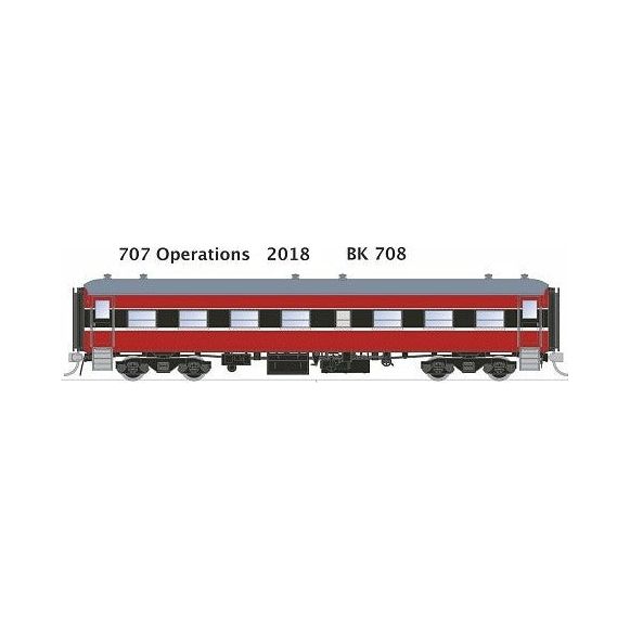 SDS MODELS HO 700 Class Passenger Car Operations BK708 2018
