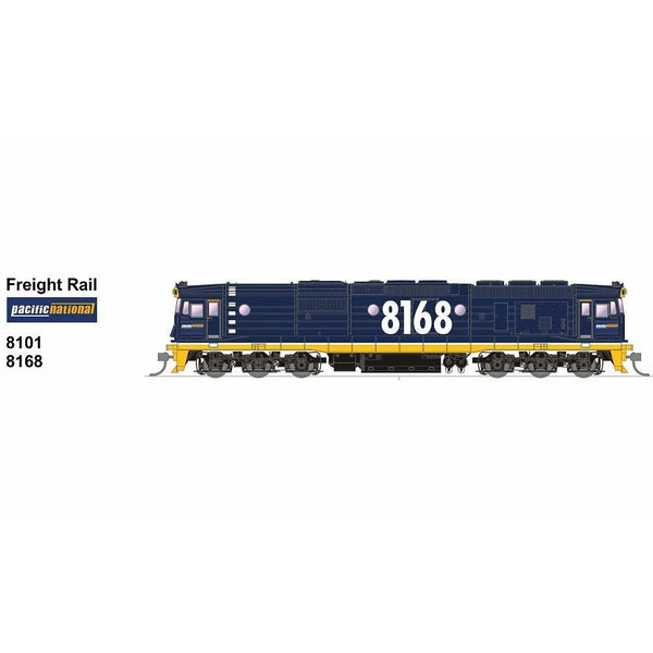 SDS MODELS HO 81 Class Freight Rail Pacific National 8168 DC